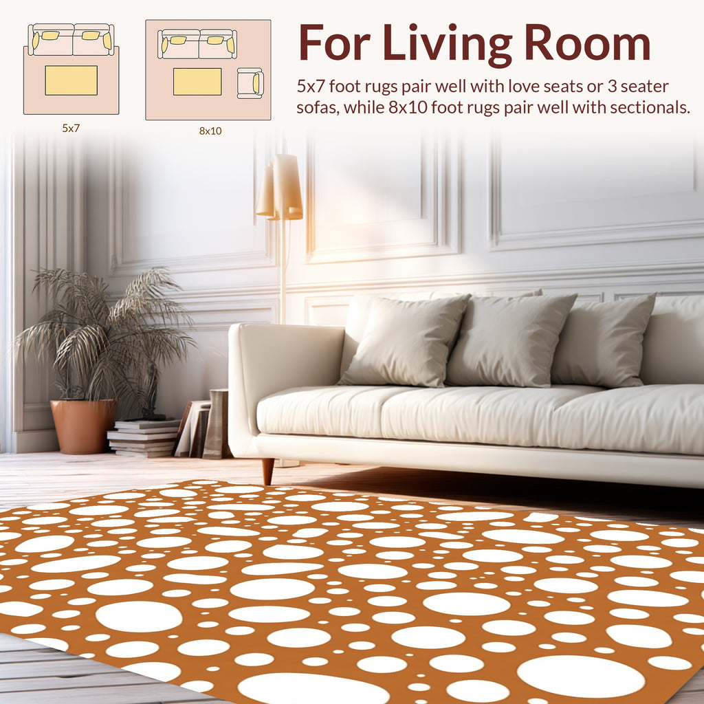 Organic Circles Pattern Rug