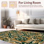 Art Nouveau Floral Intricate Pattern Rug