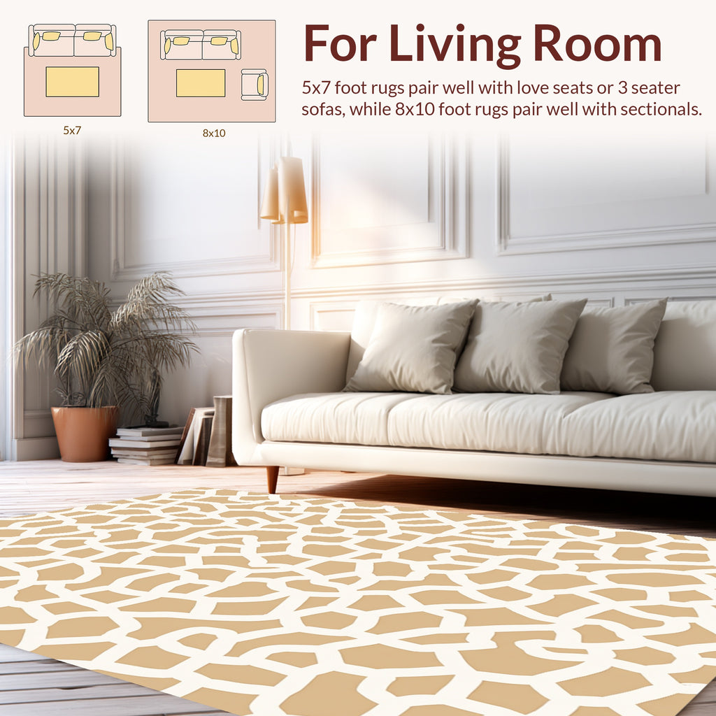 Animal Print Organic Lines Rug