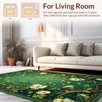 Enchanted Forest Blooming Vines Rug
