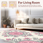 Vintage Floral Medallion Design Rug
