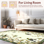 Birds Amidst Foliage And Branches Rug