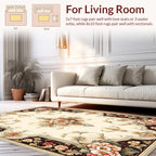 Ornate Floral Vintage Arrangement Rug
