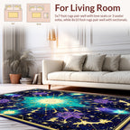 Celestial Garden Mandala Inspired Design Rug