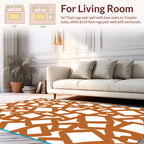 Abstract Square Pattern Design Rug