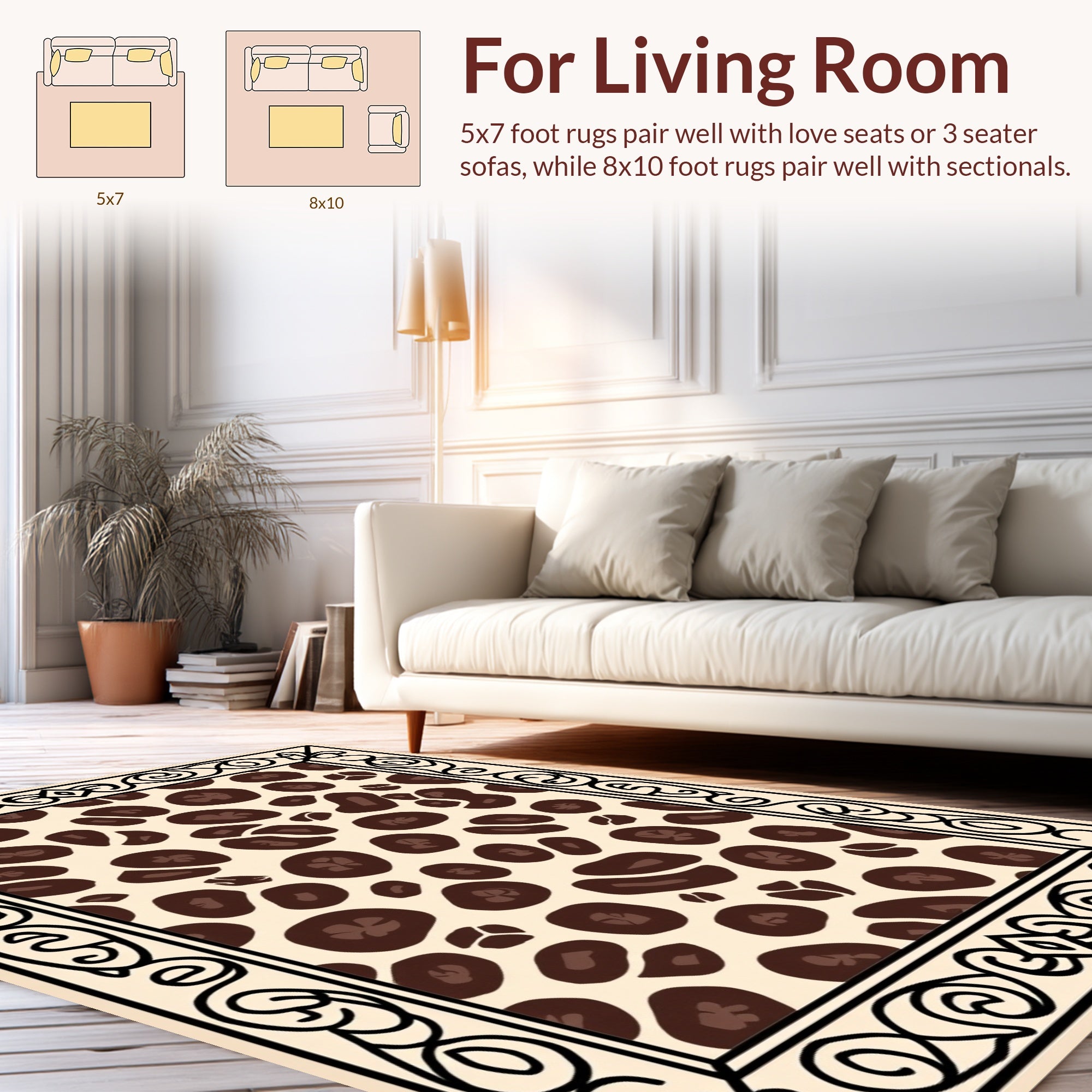 Wild Animal Spot Patterned Rug
