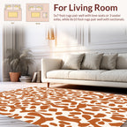 Modern Abstract Organic Print Rug
