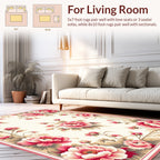 Grand Floral Swirls Design Rug