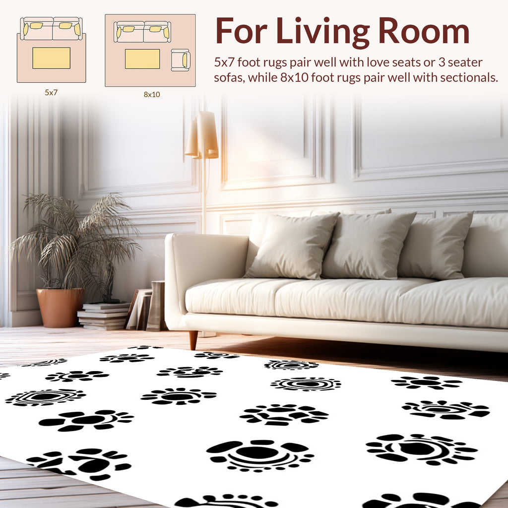 Abstract Sunburst Pattern Rug