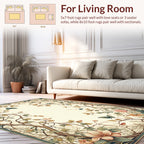 Arboreal Whimsical Floral Butterfly Design Rug