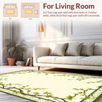 Vine And Trellis Natural Motif Rug