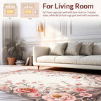 Charming Floral Vines Pattern Rug
