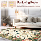 Nature Insects Botanical Pattern Rug
