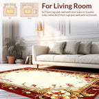 Rich Floral Vine With Golden Accents Rug