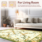 Floral Bow Vine Pattern Rug