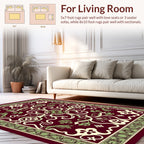 Elegant Floral Vine Design Rug