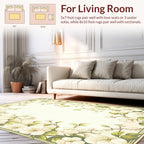 Elegant Floral Branches In Blossom Design Rug