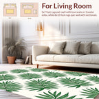 Emerald Frond Pattern Rug