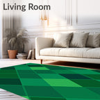 Emerald Forest Diamond Array Rug