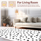 Random Dot Pattern Design Rug
