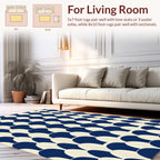 Art Deco Scallop Pattern Rug