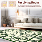 Intricate Floral Vine Pattern Rug