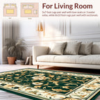 Ornate Floral Vines Pattern Rug