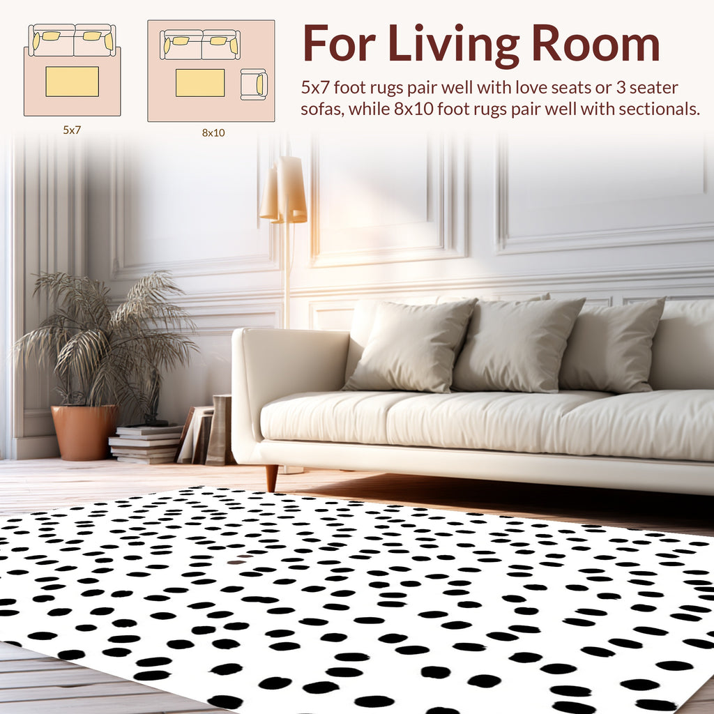 Playful Dot Pattern Rug
