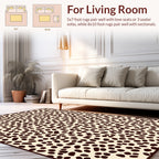 Classic Cheetah Spot Pattern Design Rug