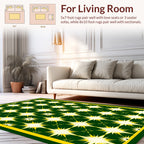 Radiant Starburst Geometric Pattern Rug