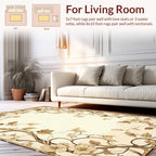 Art Nouveau Floral Branch Vine Rug