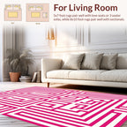 Modern Geometric Lines Rug