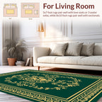 Bold Tiger Floral Emblem Design Rug