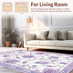 Elegant Floral Vines Pattern Rug