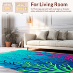 Ocean Coral Reef Vibrant Fish Design Rug