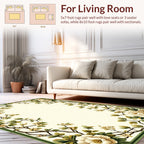 Elegant Floral Branches Botanical Design Rug