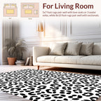 Abstract Cheetah Spot Pattern Rug