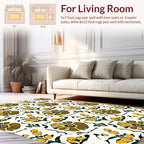 Charming Floral Pattern Design Rug