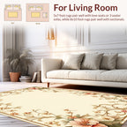 Vintage Floral Swirls Rug