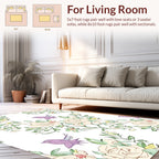 Botanical Garden Bird Pattern Rug