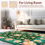 Floral Vine Decorative Pattern Rug
