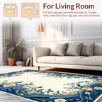Whimsical Floral Vine Design Rug