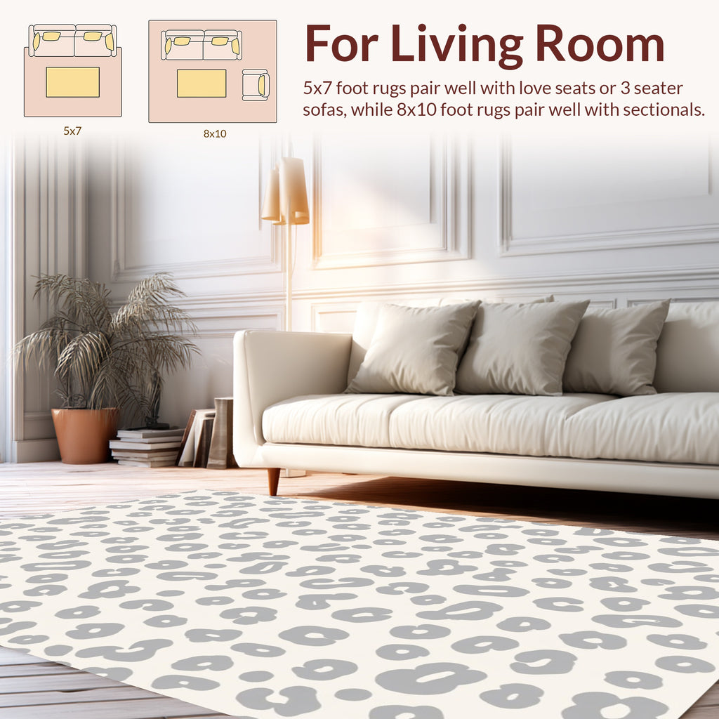 Classic Leopard Print Style Rug