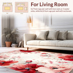 Vibrant Floral Arrangement Art Rug