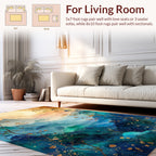 Misty Mountains Golden Florarug Rug
