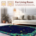 Celestial Starry Night Garden Rug