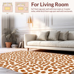 Organic Giraffe Spot Pattern Rug