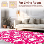 Bold Abstract Splash Pattern Rug