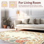 Floral Vine With Birds Design Rug