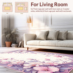 Delicate Floral Vine Pattern Rug
